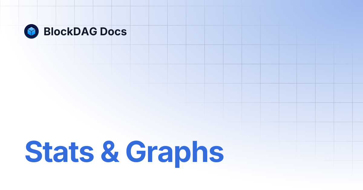 Stats & Graphs | BlockDAG Docs